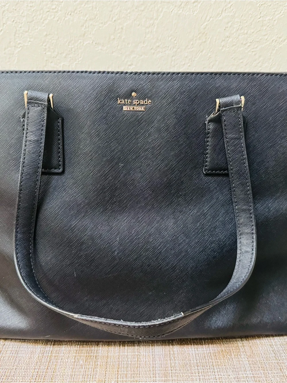 kate spade New York Black Laptop Tote Bag
